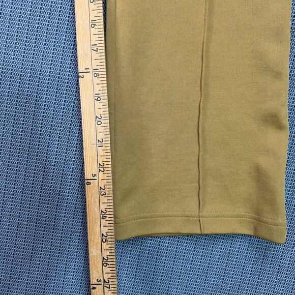 Adidas Womens Mustard Yellow Flared Pants Size S   activewear - Picture 8 of 9